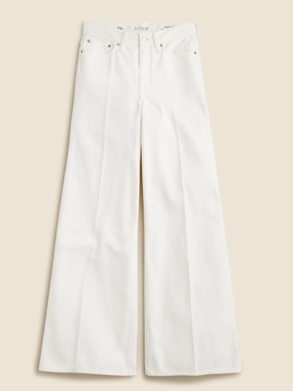 J Crew High Rise Super Wide Leg Jeans